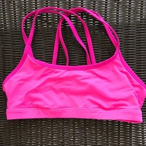 Pink Victoria’s Secret Yoga sports bra
